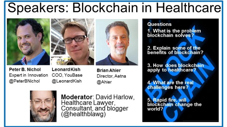Video: Blockchain in healthcare live stream for national HIT week