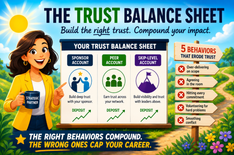 The trust balance sheet — and why the five behaviors most BRMs use to build trust actually erode it