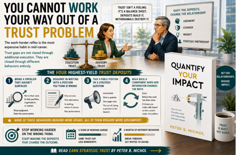 You Cannot Work Your Way Out of a Trust Problem