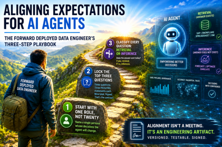 How to Deploy AI Agents That Work: One Persona, Three Questions, Retrieval or Inference